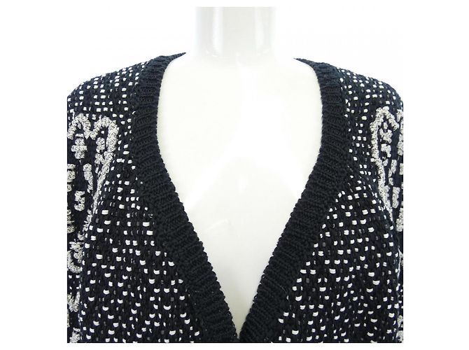 Timeless Cárdigan Chanel P49241K06185 Negro Blanco - vista 5