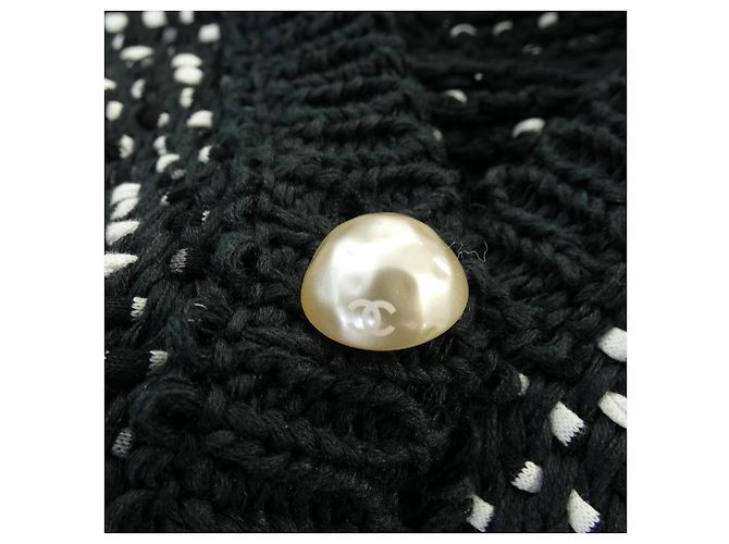 Timeless Cárdigan Chanel P49241K06185 Negro Blanco - vista 7
