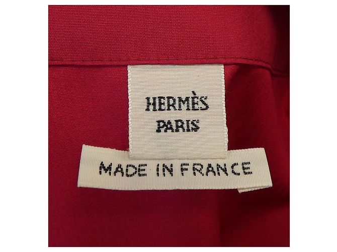 Hermès Top in cotone Hermes Rosa - vista 4