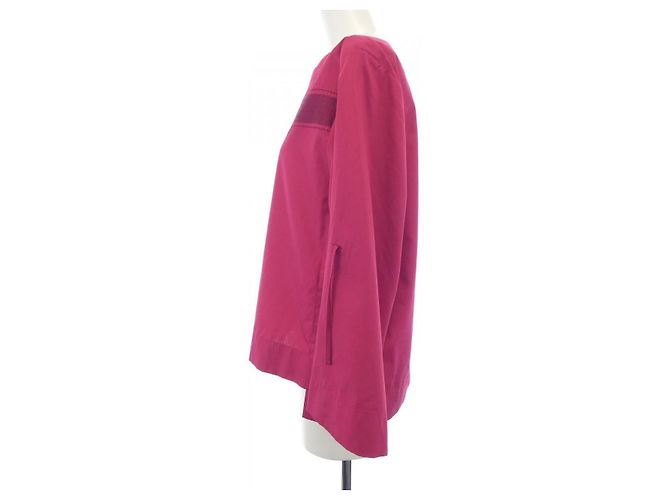 Hermès Top in cotone Hermes Rosa - vista 8