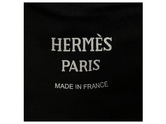 T-shirt Hermès T-shirt in cotone Nero - vista 4