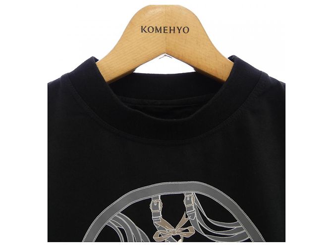 T-shirt Hermès T-shirt in cotone Nero - vista 5
