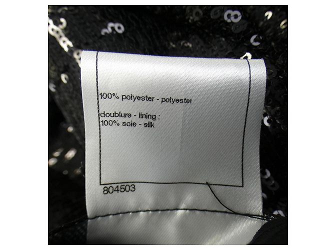 Timeless Chaqueta Chanel sin cuello Negro - vista 3