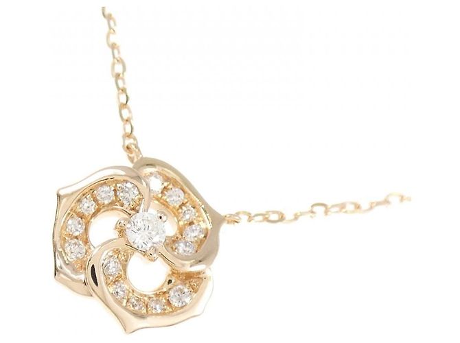 Autre Marque Collana in oro rosa Au750 e diamanti - vista 3