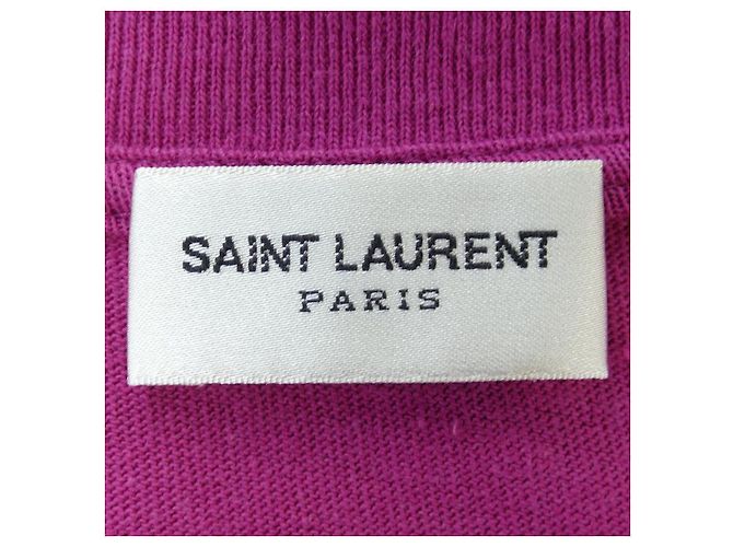 Yves Saint Laurent Camiseta Saint Laurent Rosa - vista 4