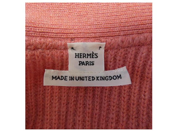 Hermès Cárdigan de cachemira Hermes Rosa - vista 4