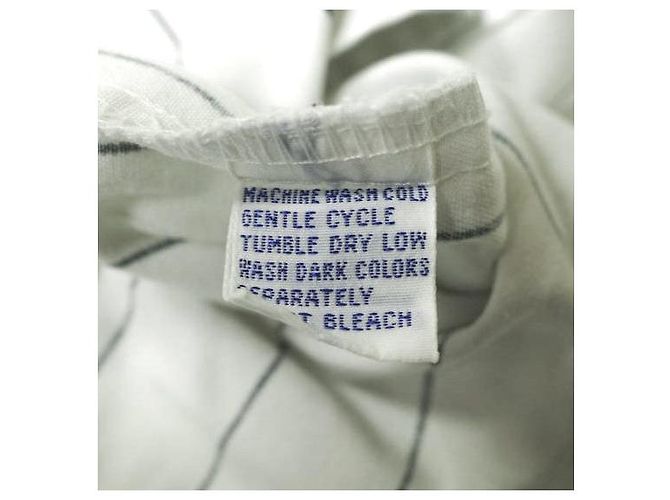 Autre Marque Camicia da baseball STARTER New York Yankees in cotone e poliestere Bianco Blu navy - vista 7