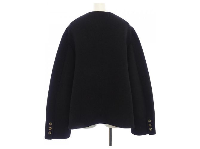 Giacca senza collo Louis Vuitton Nero - vista 2