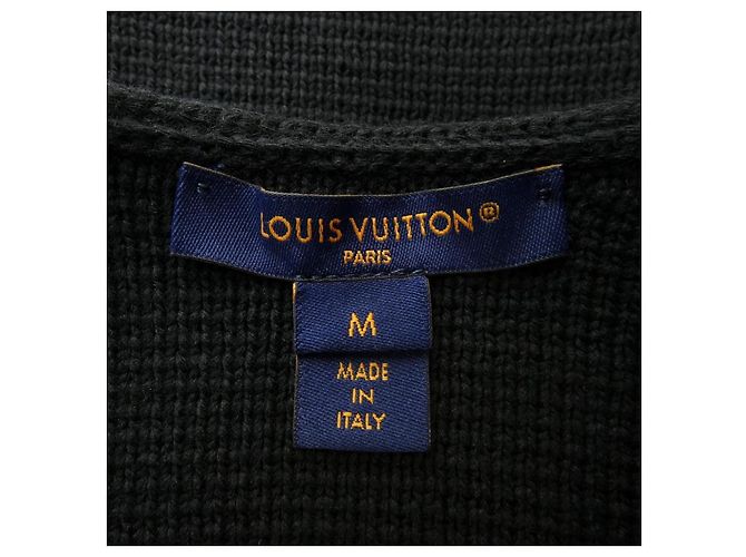 Giacca senza collo Louis Vuitton Nero - vista 4