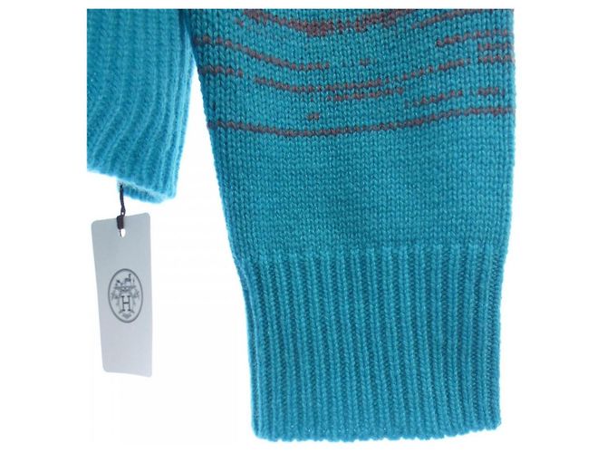 Hermès Cárdigan de cachemira Hermes Rosa Azul - vista 6