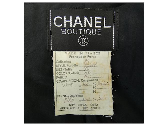 Timeless Conjunto de Traje Chanel Negro - vista 3