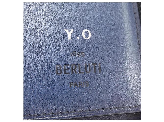 Portafoglio in pelle Berluti Itauba Neoslit Nero - vista 3
