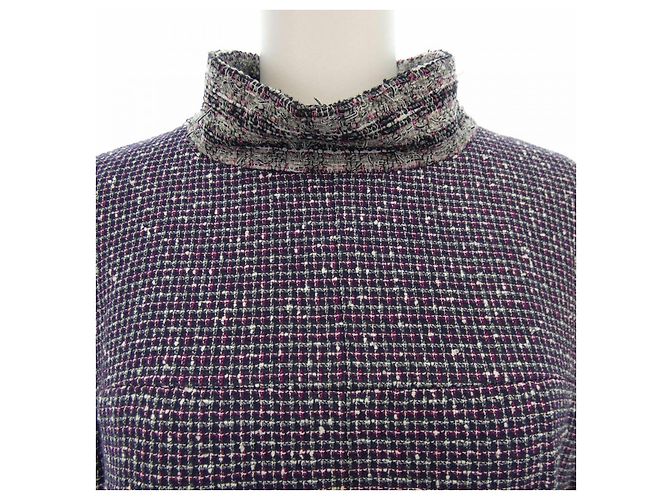 Timeless Chanel Kleid Lila Dunkelviolett - Ansicht 6