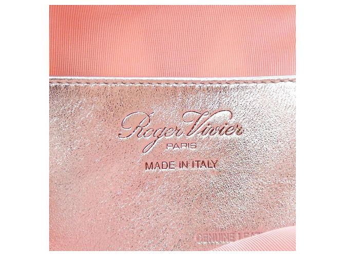 Borsa QUEENY Roger Vivier Argento Rosa Giallo - vista 5