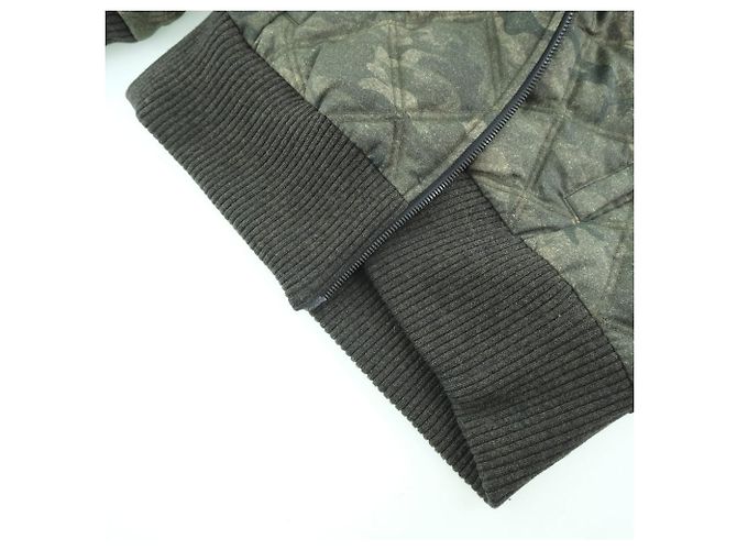 Autre Marque Blouson TATRAS acolchoado de lã e seda Verde - vista 9