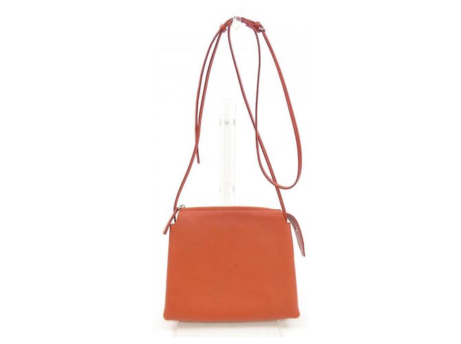 The Row W1236 L95 Borsa in pelle di vitello Rosso - vista 3