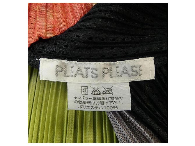Autre Marque Top Pleats Please Verde - vista 3