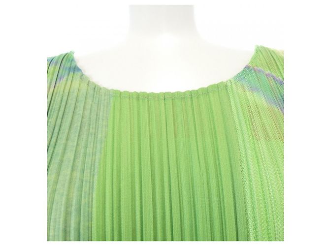 Autre Marque Top Pleats Please Verde - vista 4