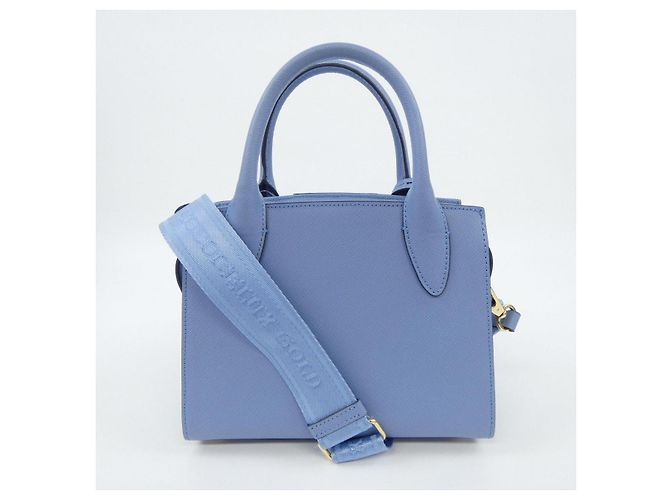 Autre Marque Borsa a mano in pelle COCOCELUX GOLD Blu - vista 3