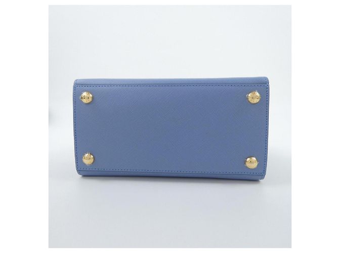 Autre Marque Borsa a mano in pelle COCOCELUX GOLD Blu - vista 4