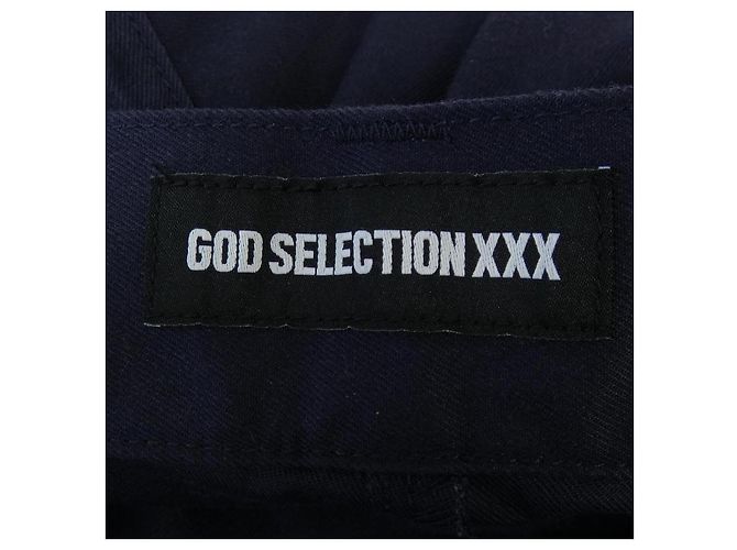 Autre Marque Hose GOD SELECTION XXX Blau Marineblau - Ansicht 4