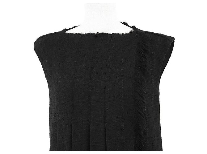 Timeless Chaleco de lana tweed Chanel P46324 Negro - vista 2