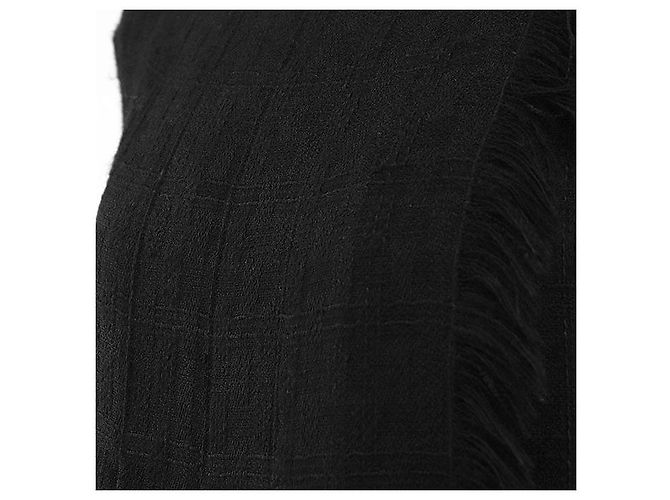 Timeless Chaleco de lana tweed Chanel P46324 Negro - vista 4