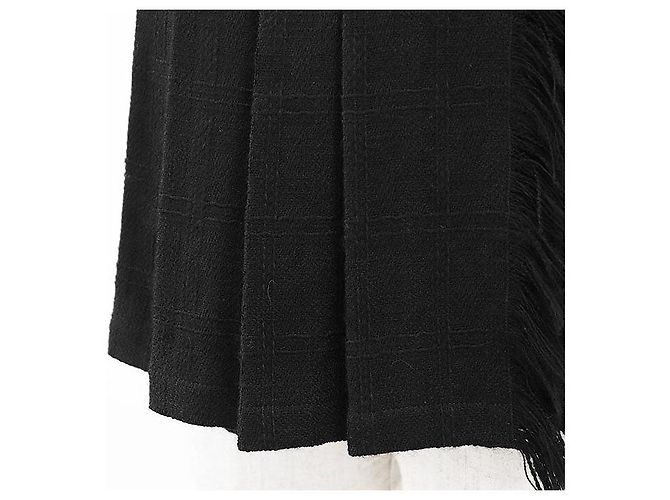 Timeless Chaleco de lana tweed Chanel P46324 Negro - vista 5