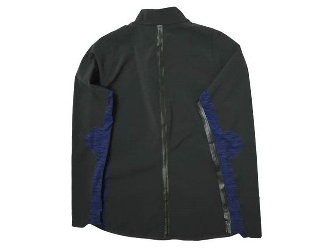 Autre Marque Jaqueta de nylon com elasticidade 4WAY e retenção de calor, coleção DESCENTE GOLF g-arc Preto Azul - vista 2