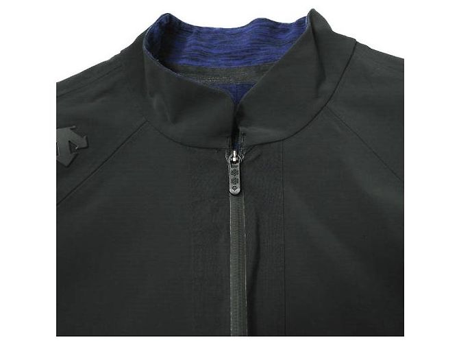 Autre Marque Jaqueta de nylon com elasticidade 4WAY e retenção de calor, coleção DESCENTE GOLF g-arc Preto Azul - vista 4