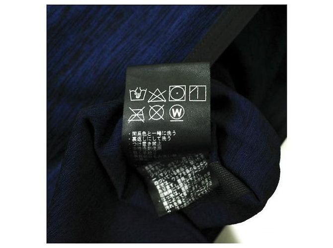 Autre Marque Jaqueta de nylon com elasticidade 4WAY e retenção de calor, coleção DESCENTE GOLF g-arc Preto Azul - vista 9