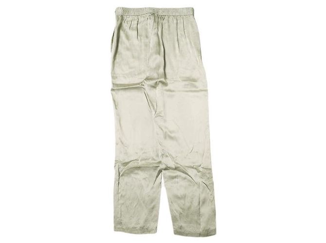 Autre Marque H BEAUTY&YOUTH SILK Easy Pants Castaño Metálico - vista 2