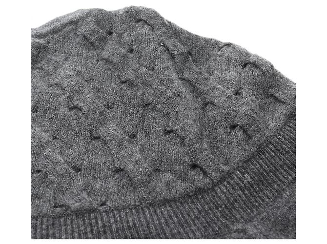 Timeless Chanel Coco Mark Kaschmirstrickkleid Braun - Ansicht 10