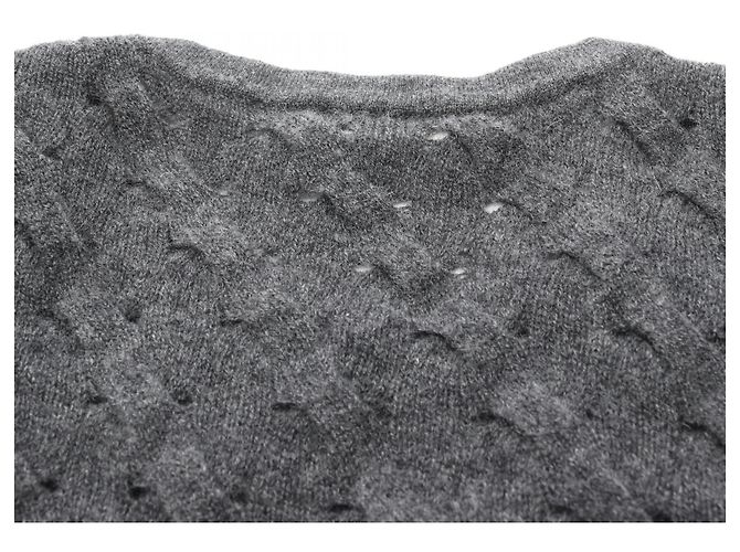 Timeless Chanel Coco Mark Kaschmirstrickkleid Braun - Ansicht 9