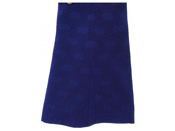 Gucci GG Muster Hose Blau - Ansicht 2