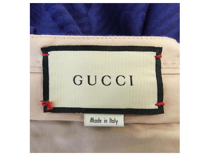Gucci GG Muster Hose Blau - Ansicht 4