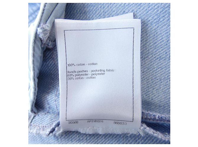Timeless Jeans Chanel Blu - vista 3