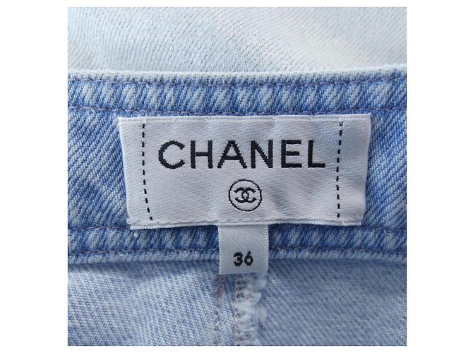 Timeless Jeans Chanel Blu - vista 4