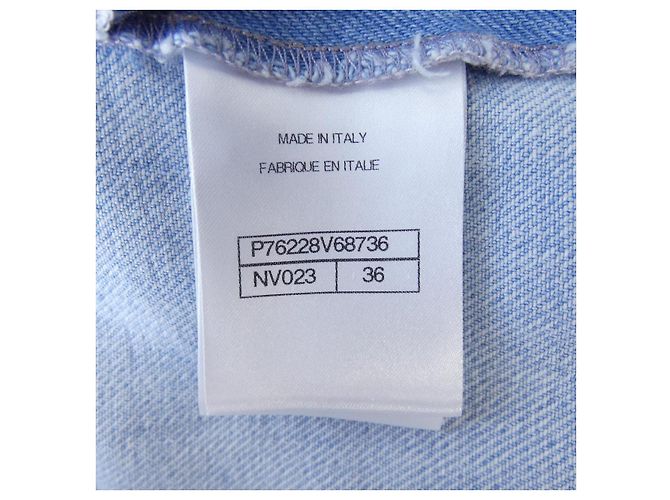 Timeless Jeans Chanel Blu - vista 5