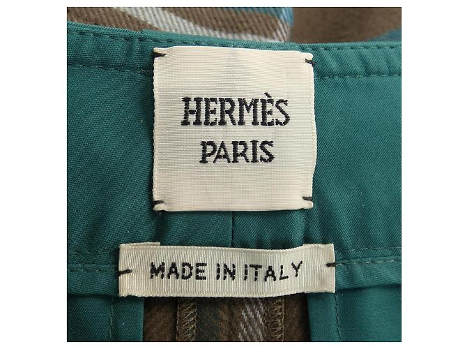 Hermès Hermes Wool Blend Pants Brown - view 4