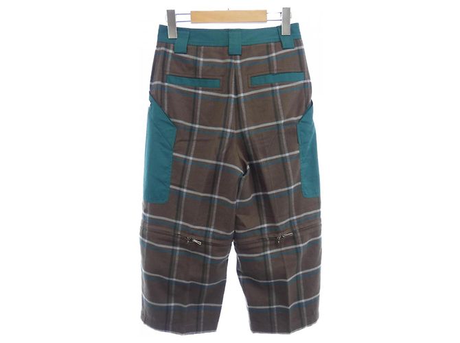 Hermès Hermes Wool Blend Pants Brown - view 7