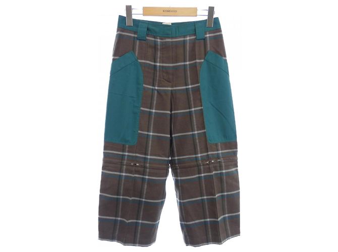 Hermès Hermes Wool Blend Pants Brown - view 8