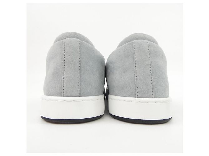 Hermès Sneakers in pelle di capra scamosciata Hermes Marrone - vista 5