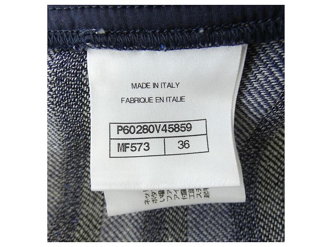Timeless Pantaloni Chanel Blu - vista 5
