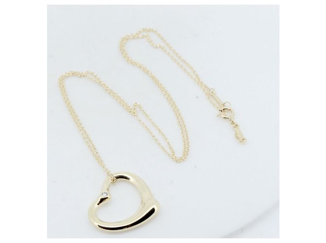 Tiffany & Co Collana Tiffany Open Heart in Au750 D'oro - vista 2