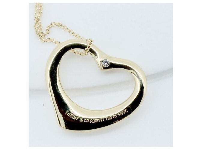 Tiffany & Co Collana Tiffany Open Heart in Au750 D'oro - vista 3