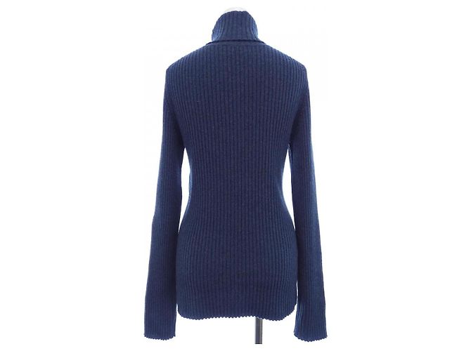 Timeless Chanel P44594K04679 Tejido 100% Cachemira Azul Azul marino - vista 2