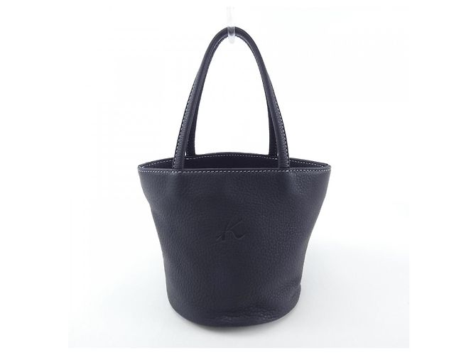 Autre Marque Borsa in pelle Kitamura Nero - vista 3