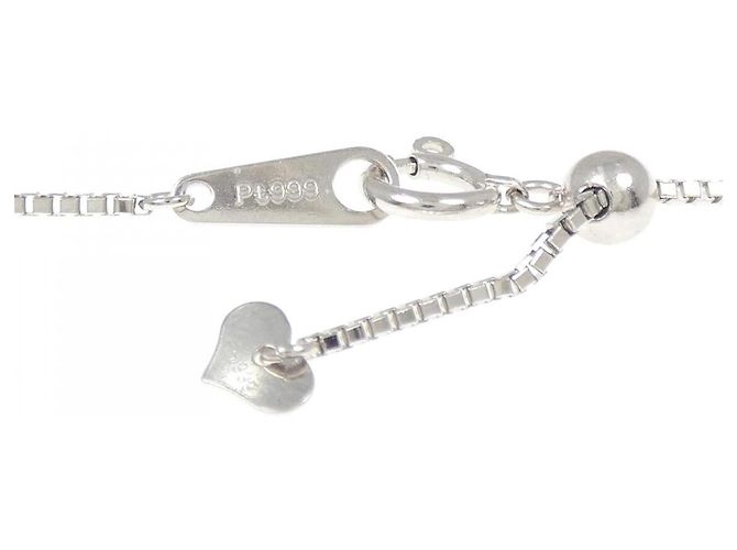 Autre Marque Collana Gstb Platinum Diamond Argento - vista 5