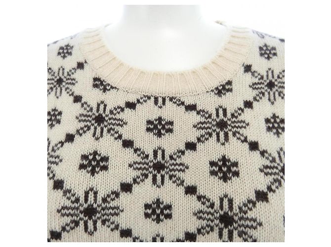 Timeless Tejido de cachemira Chanel Beige - vista 5